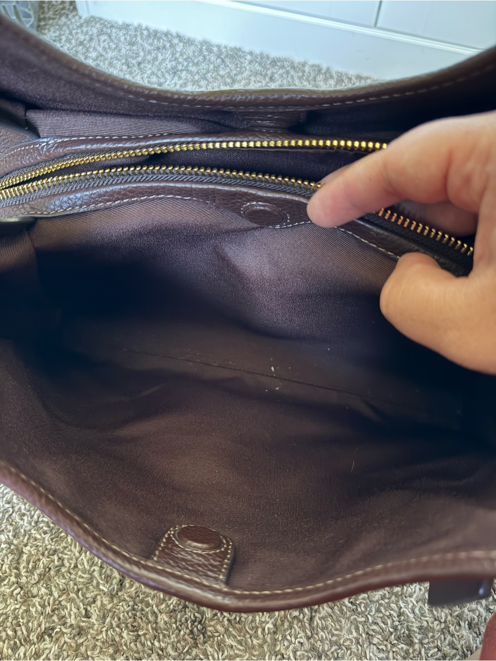 Coach Erin Shoulder Bag in Maple - Picture 4 of 12
